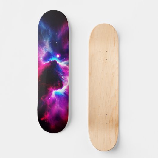 Fantastische Abstracte ruimte 3 Persoonlijk Skateboard (Voorkant)