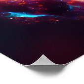 Fantastische Abstracte ruimte 6 Poster (Hoek)