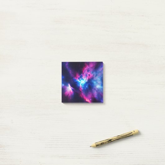 Fantastische Abstracte ruimte 7 Post-it® Notes (Op bureau)