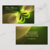 Fantastische abstractie visitekaartje ontwerp (Voorkant / Achterkant)