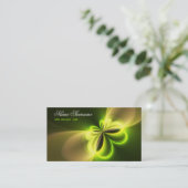 Fantastische abstractie visitekaartje ontwerp (Staand voorkant)