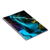 Fantastische achtergrond. Macrofotoverf. Faded Awe Notitieboek (Rechterzijde)