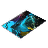 Fantastische achtergrond. Macrofotoverf. Faded Awe Notitieboek (Linkerzijde)