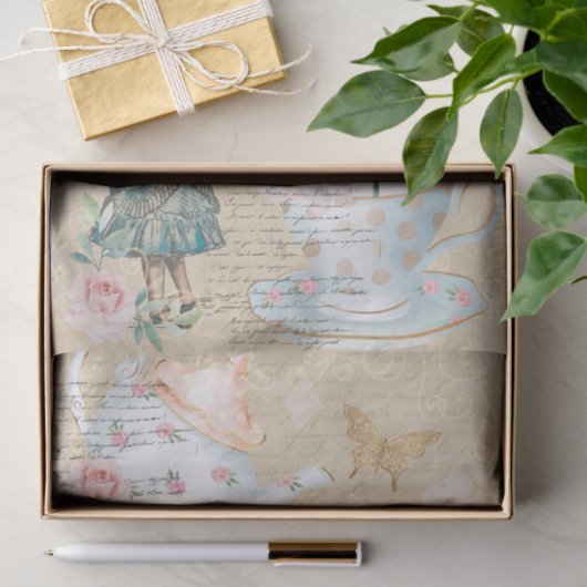 Fantastische Alice in Wonderland ontkoppeling Tissuepapier (Geschenk)