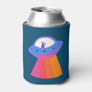 Fantastische Alien UFO-regenboog aangepast IT Blikjeskoeler