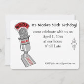 Fantastische art deco uitnodiging / aankondiging k (Achterkant)