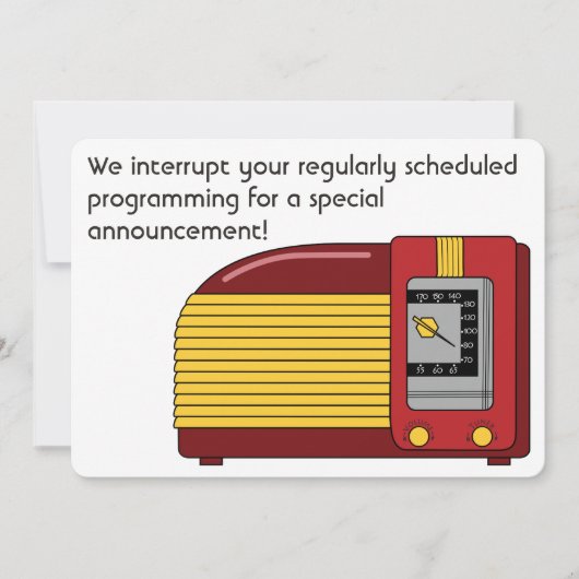 Fantastische art deco uitnodiging / aankondiging k (Voorkant)