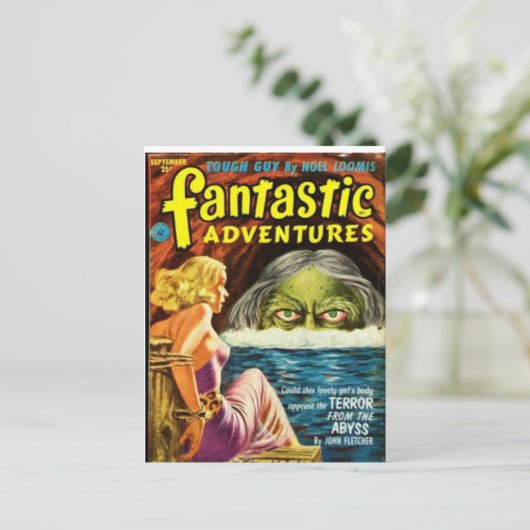 Fantastische avonturen 19 briefkaart (Staand voorkant)