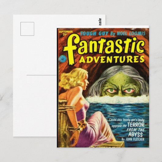 Fantastische avonturen 19 briefkaart (Voorkant / Achterkant)