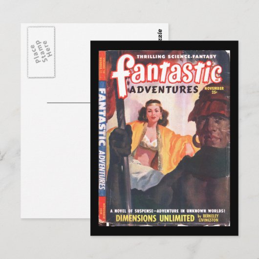Fantastische avonturen 48-11_Pulp Art Briefkaart (Voorkant / Achterkant)