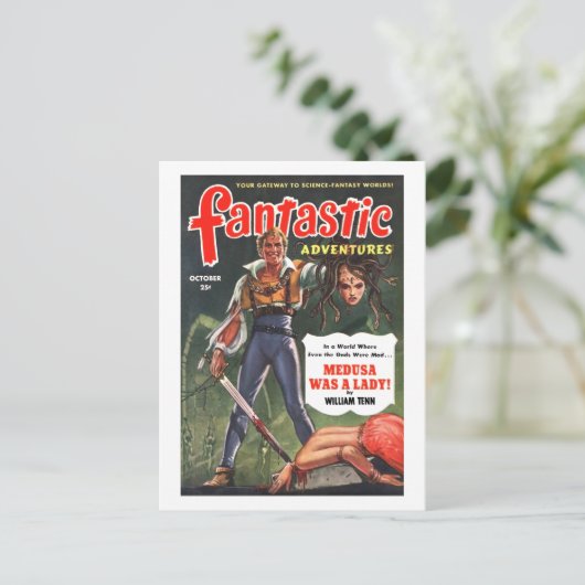 Fantastische avonturen (okt, 1951) briefkaart (Staand voorkant)