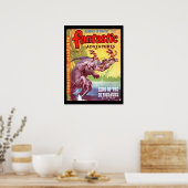 Fantastische avonturen v07 n04 (okt. 1945)_Pulp Ar Poster (Keuken)