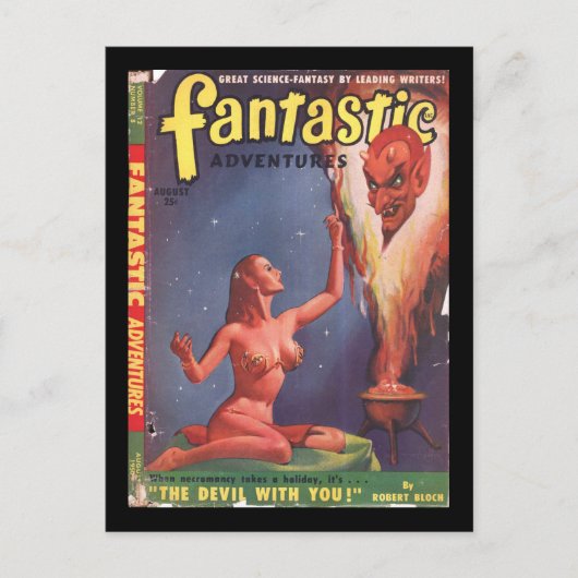 Fantastische avonturen v12 n08 (aug 1950)_Pulp Art Briefkaart (Voorkant)