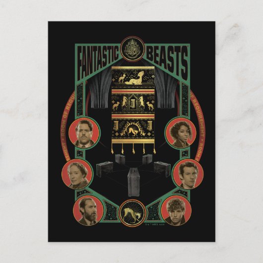 Fantastische balkruimte van vereiste grafisch briefkaart (Voorkant)