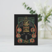 Fantastische balkruimte van vereiste grafisch briefkaart (Staand voorkant)