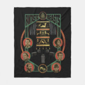 Fantastische balkruimte van vereiste grafisch fleece deken (Voorkant)