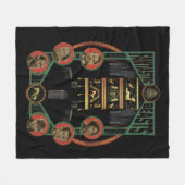 Fantastische balkruimte van vereiste grafisch fleece deken (Voorkant (Horizontaal))