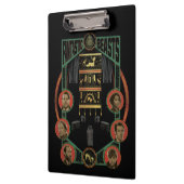 Fantastische balkruimte van vereiste grafisch klembord (Links)