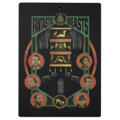 Fantastische balkruimte van vereiste grafisch klembord (Achterkant)