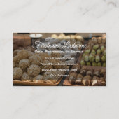 Fantastische banketbakkerswaren en koekjes visitekaartje (Achterkant)