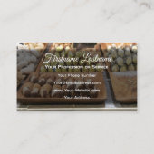 Fantastische banketbakkerswaren en koekjes visitekaartje (Achterkant)