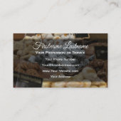 Fantastische banketbakkerswaren en koekjes visitekaartje (Achterkant)