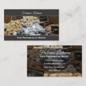 Fantastische banketbakkerswaren en koekjes visitekaartje (Voorkant / Achterkant)