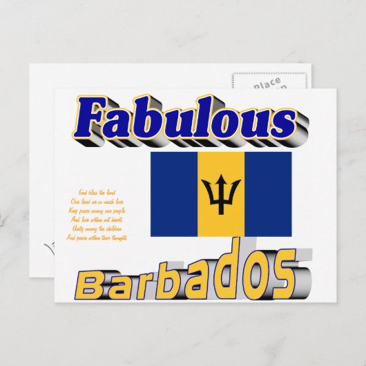fantastische barbados briefkaart (Voorkant / Achterkant)
