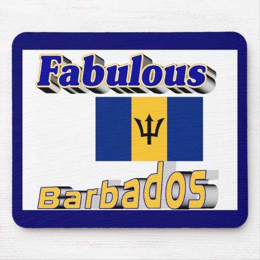 fantastische barbados muismat (Voorkant)