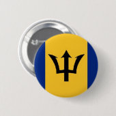 fantastische barbados ronde button 5,7 cm (Voorkant /achterkant)