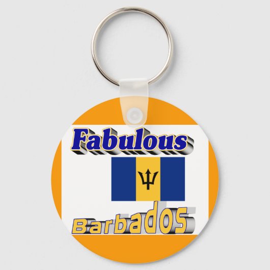 fantastische barbados sleutelhanger (Voorkant)