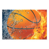 fantastische basketbal foto afdruk (Voorkant)