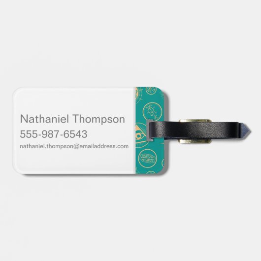 FANTASTISCHE BEASTEN EN WAAR U HEM™-Patroon WILT V Bagagelabel (Achterkant horizontaal)