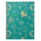 FANTASTISCHE BEASTEN EN WAAR U HEM™-Patroon WILT V Notitieboek (Voorkant)