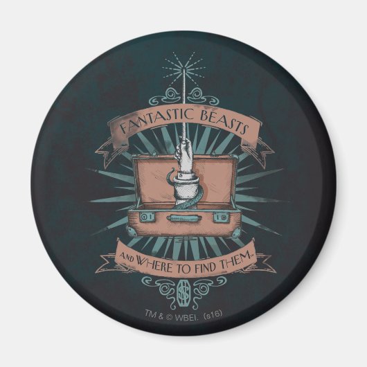 FANTASTISCHE BEASTEN EN WAAR ZE KUNNEN VINDEN™ MAGNEET (Voorkant)