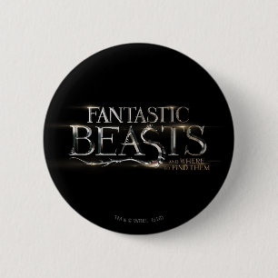 FANTASTISCHE BEASTEN EN WAAR ZE KUNNEN WORDEN VAST RONDE BUTTON 5,7 CM