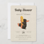 Fantastische beesten - NIFFLER Baby shower Invitat Kaart (Voorkant)