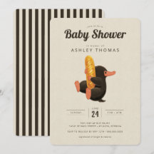 Fantastische beesten - NIFFLER Baby shower Invitat
