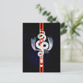 Fantastische beestjes komen voor briefkaart (Staand voorkant)