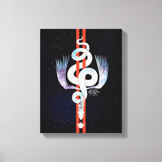 Fantastische beestjes komen voor canvas afdruk (Voorkant)