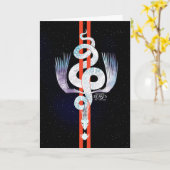 Fantastische beestjes komen voor kaart (Gele Bloem)