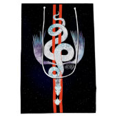 Fantastische beestjes komen voor medium cadeauzakje (Achterkant)