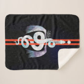 Fantastische beestjes komen voor sherpa deken (Voorkant (horizontaal))