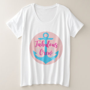 Fantastische bemanning grote maat t-shirt