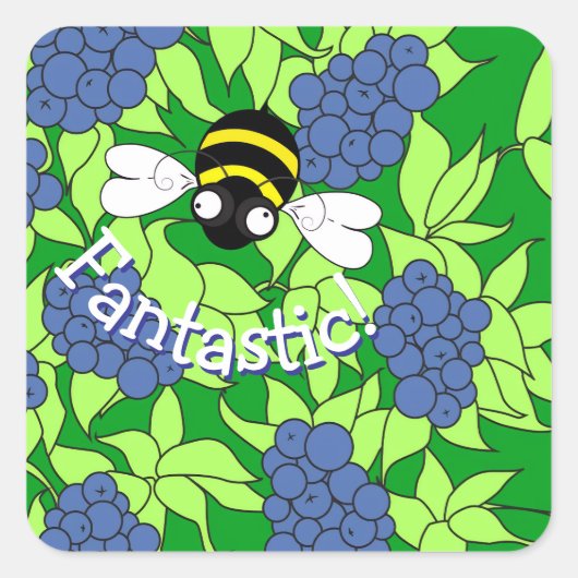 Fantastische Bij Sticker (Voorkant)