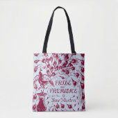 Fantastische bladwijzer: Pride & Prejudice | Canva Tote Bag (Voorkant)
