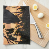 Fantastische blauwe handdoekset theedoek (Quarter Fold)