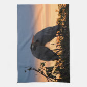 Fantastische blauwe handdoekset theedoek (Verticaal)