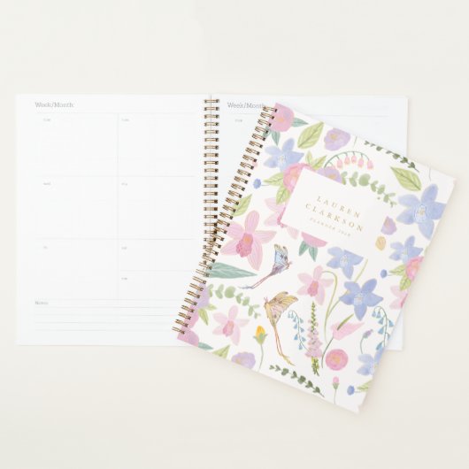 Fantastische Bloem Vlinder Planner (Display)