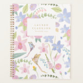 Fantastische Bloem Vlinder Planner (Voorkant)